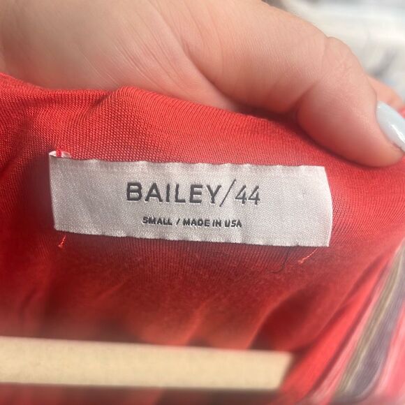 ✨BAILEY 44 EMILE MULTICOLOR STRIPES FAUX WRAP BELTED A-LINE MIDI SZ S DRESS✨ - Picture 8 of 10